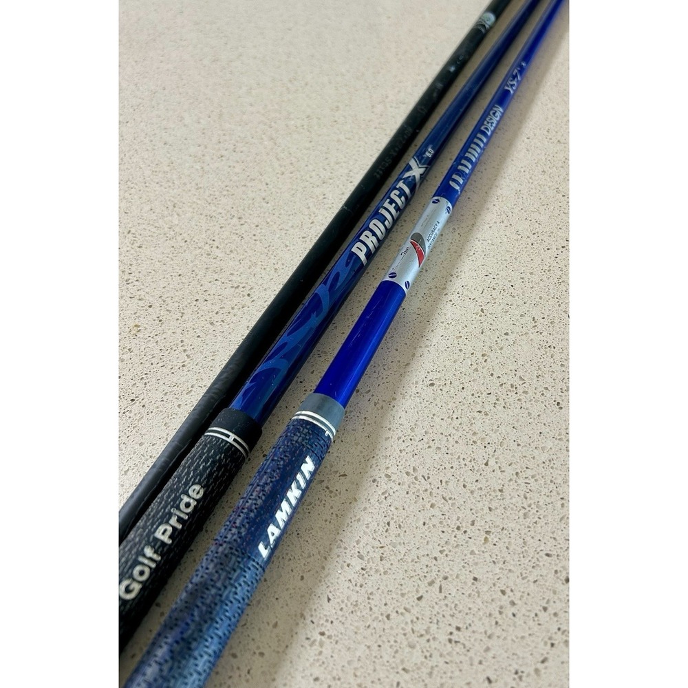 Golf Shaft Bundle Lot Project X 6.0 + Graphite Design YS-7+ + Aldila – For Parts